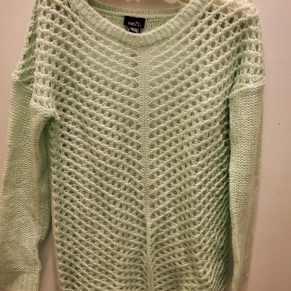 Mint green sweater